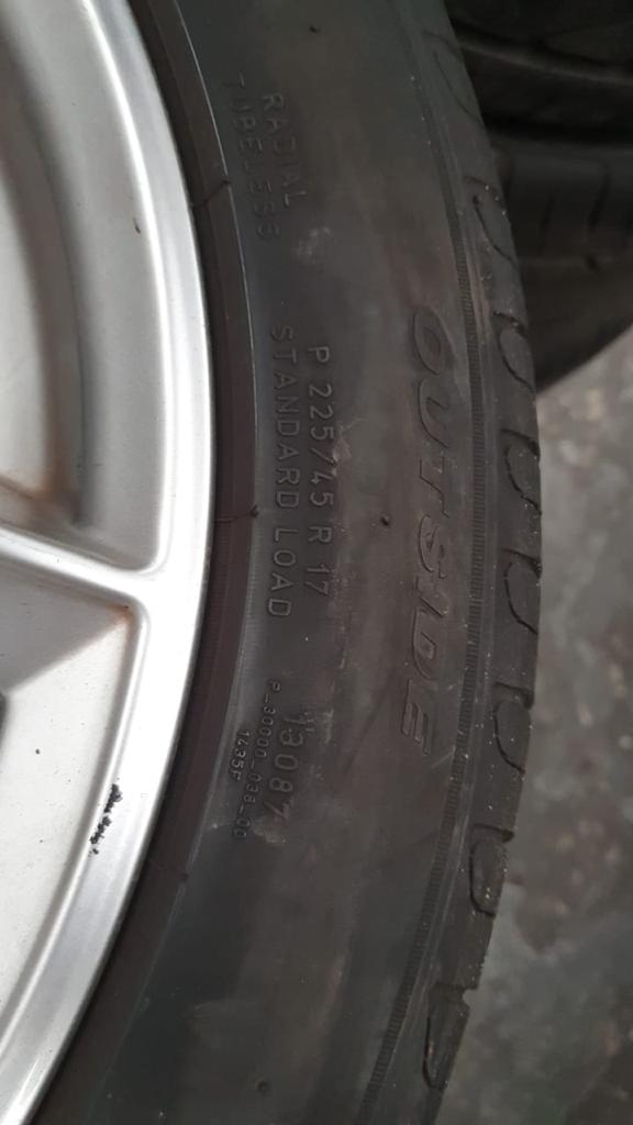 Jogo de rodas com pneus ARO 17 AUDI A3 SPORTBACK 2007/2012 - Image 2